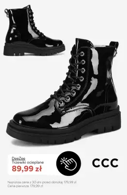 CCC - gazetka promocyjna SALE: damskie BUTY OCIEPLANE od czwartku 24.09  - strona 5