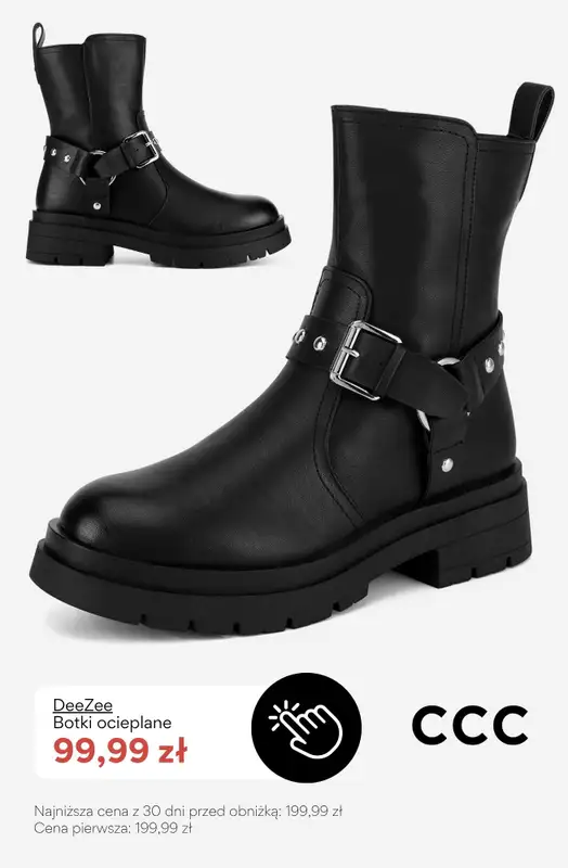 CCC - gazetka promocyjna SALE: damskie BUTY OCIEPLANE od czwartku 24.09  - strona 7