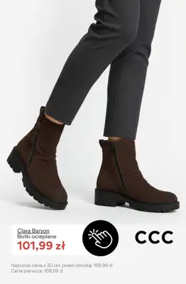 CCC - gazetka promocyjna SALE: damskie BUTY OCIEPLANE od czwartku 24.09  - strona 9