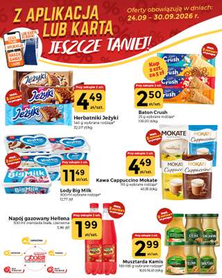 Społem Częstochowa - gazetka promocyjna Plakaty promocyjne od czwartku 24.09 do środy 30.09