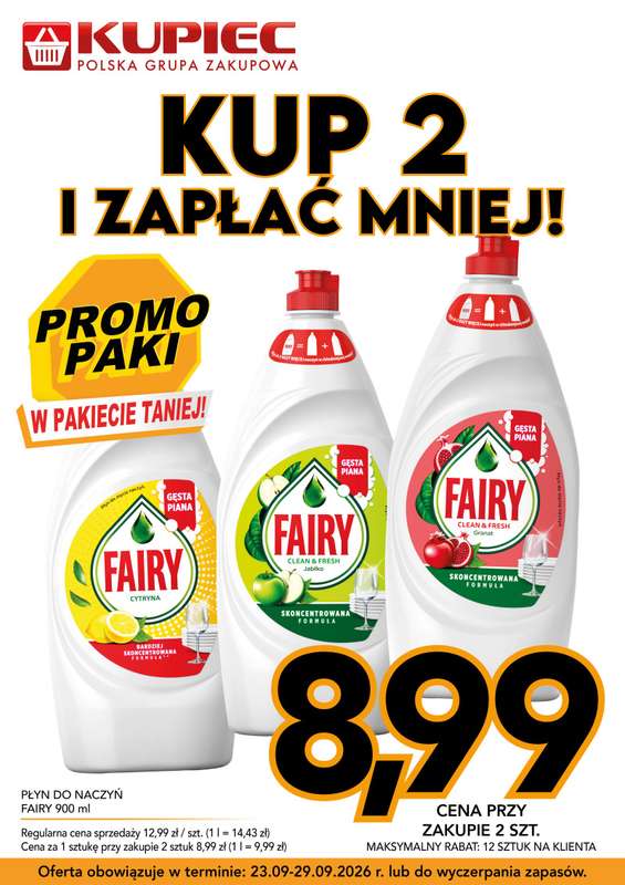 Kupiec - gazetka promocyjna Promopaki od środy 23.09 do wtorku 29.09 - strona 7