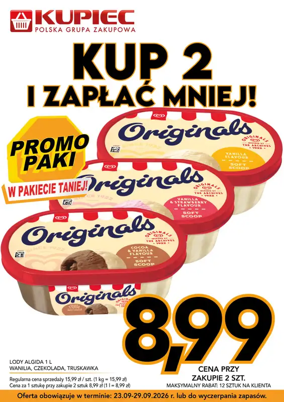 Kupiec - gazetka promocyjna Oferta plakatowa od środy 23.09 do wtorku 29.09 - strona 3