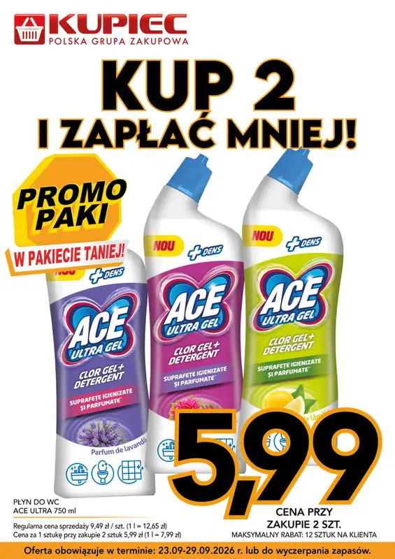 Kupiec - gazetka promocyjna Oferta plakatowa od środy 23.09 do wtorku 29.09 - strona 2
