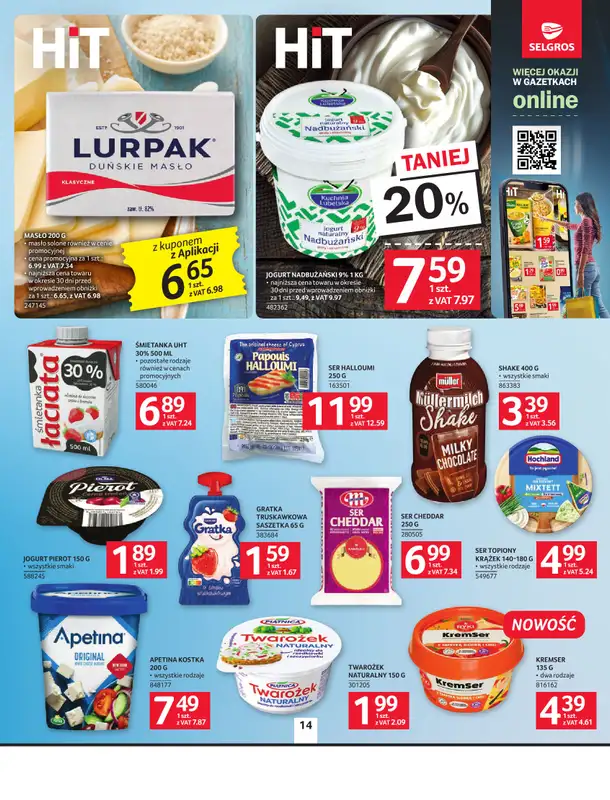 Selgros - gazetka promocyjna Oferta spożywcza od czwartku 24.09 do środy 07.10 - strona 14