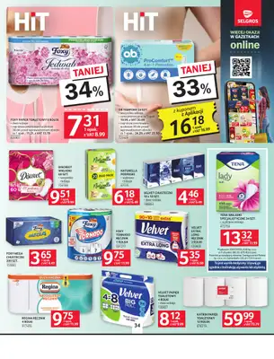 Selgros - gazetka promocyjna Oferta spożywcza od czwartku 24.09 do środy 07.10 - strona 34