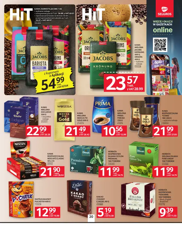 Selgros - gazetka promocyjna Oferta spożywcza od czwartku 24.09 do środy 07.10 - strona 20
