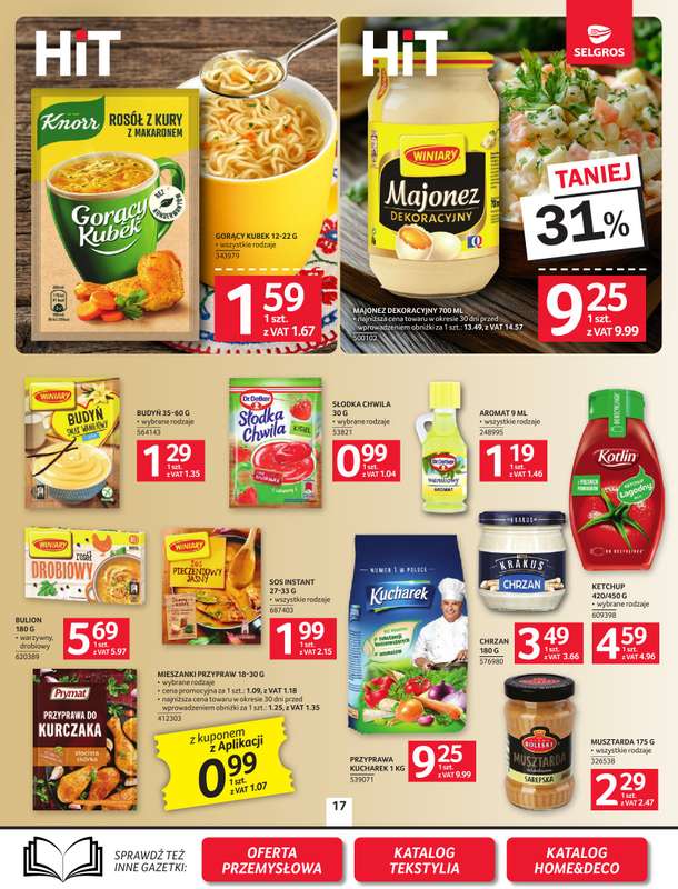 Selgros - gazetka promocyjna Oferta spożywcza od czwartku 24.09 do środy 07.10 - strona 17
