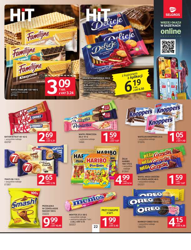 Selgros - gazetka promocyjna Oferta spożywcza od czwartku 24.09 do środy 07.10 - strona 22