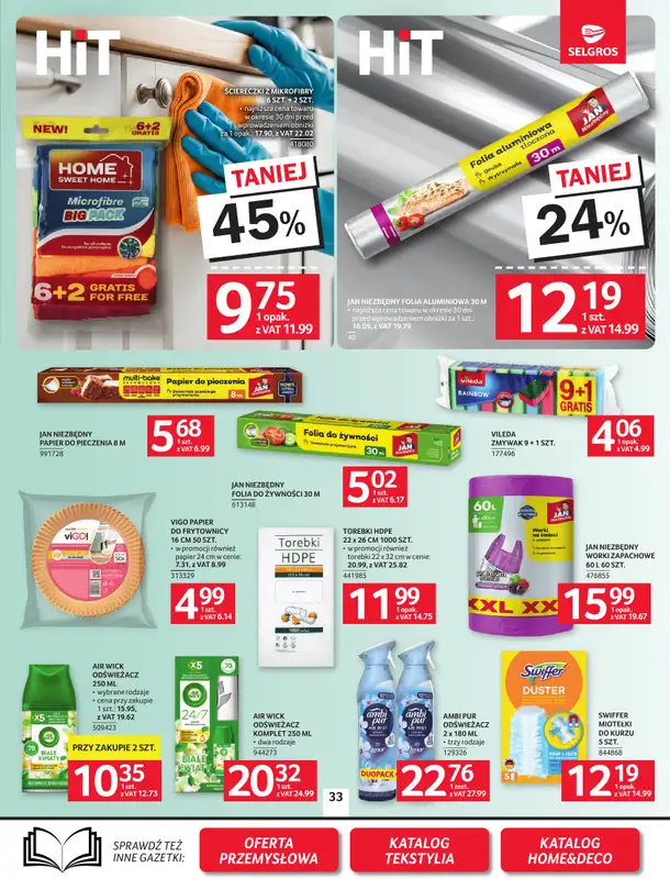 Selgros - gazetka promocyjna Oferta spożywcza od czwartku 24.09 do środy 07.10 - strona 33