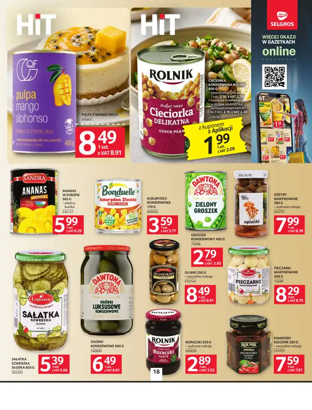Selgros - gazetka promocyjna Oferta spożywcza od czwartku 24.09 do środy 07.10 - strona 18