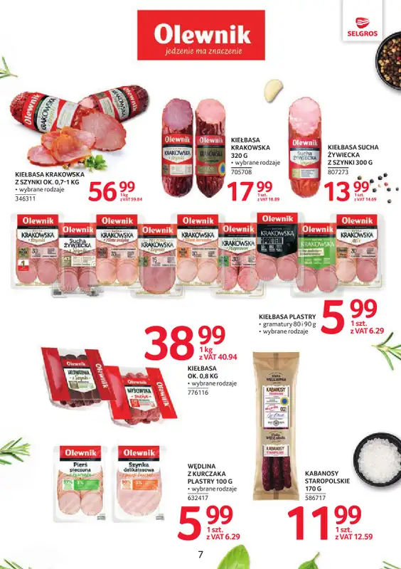 Selgros - gazetka promocyjna Katalog Markowe Produkty od czwartku 24.09 do środy 07.10 - strona 7
