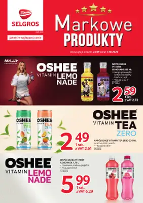Selgros - gazetka promocyjna Katalog Markowe Produkty od czwartku 24.09 do środy 07.10