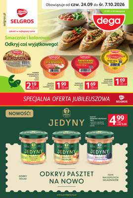 Selgros - gazetka promocyjna Specjalna Oferta Jubileuszowa od czwartku 24.09 do środy 07.10