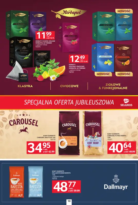 Selgros - gazetka promocyjna Specjalna Oferta Jubileuszowa od czwartku 24.09 do środy 07.10 - strona 10