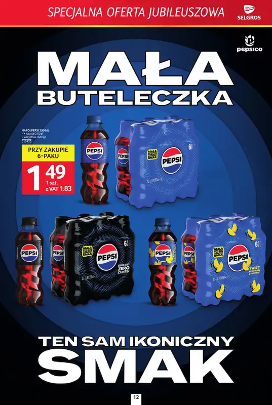 Selgros - gazetka promocyjna Specjalna Oferta Jubileuszowa od czwartku 24.09 do środy 07.10 - strona 12