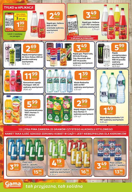 Gama - gazetka promocyjna Gazetka od czwartku 24.09 do wtorku 06.10 - strona 10