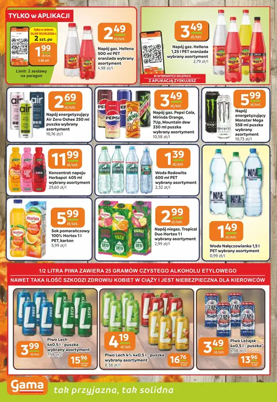 Gama - gazetka promocyjna Gazetka od czwartku 24.09 do wtorku 06.10 - strona 10