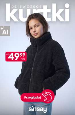 Sinsay - gazetka promocyjna Dziewczęce KURTKI od 49,99 PLN od czwartku 24.09 