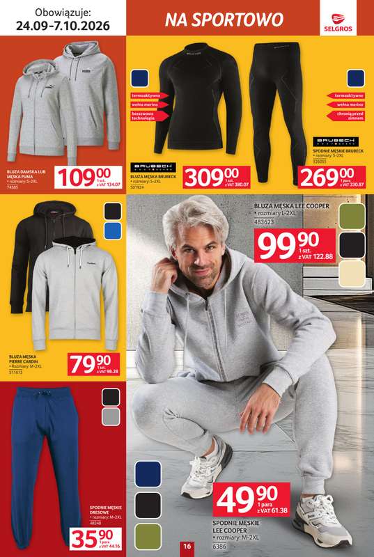 Selgros - gazetka promocyjna Katalog Tekstylia od czwartku 24.09 do środy 07.10 - strona 16