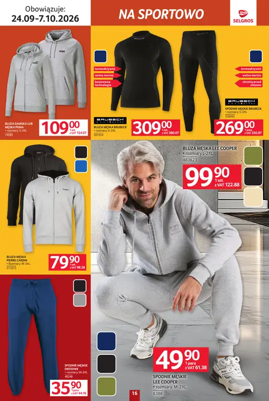 Selgros - gazetka promocyjna Katalog Tekstylia od czwartku 24.09 do środy 07.10 - strona 16