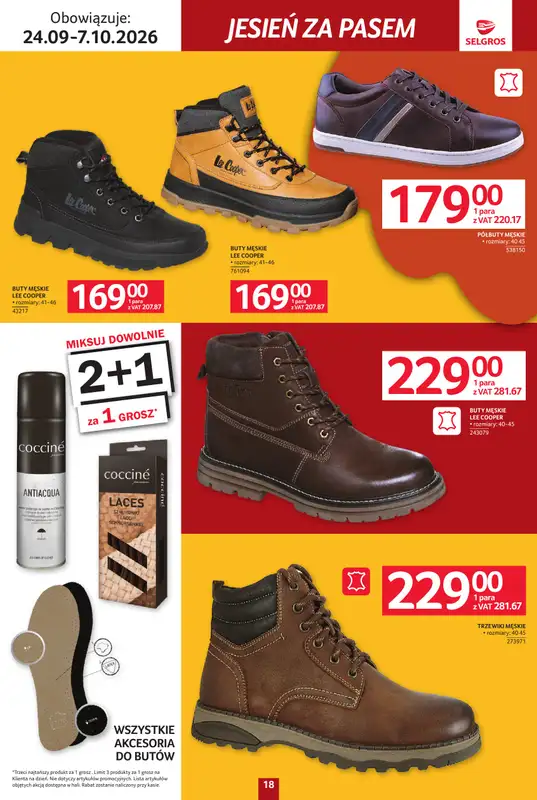 Selgros - gazetka promocyjna Katalog Tekstylia od czwartku 24.09 do środy 07.10 - strona 18