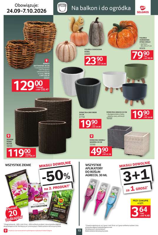Selgros - gazetka promocyjna Katalog wyposażenie domu od czwartku 24.09 do środy 07.10 - strona 15