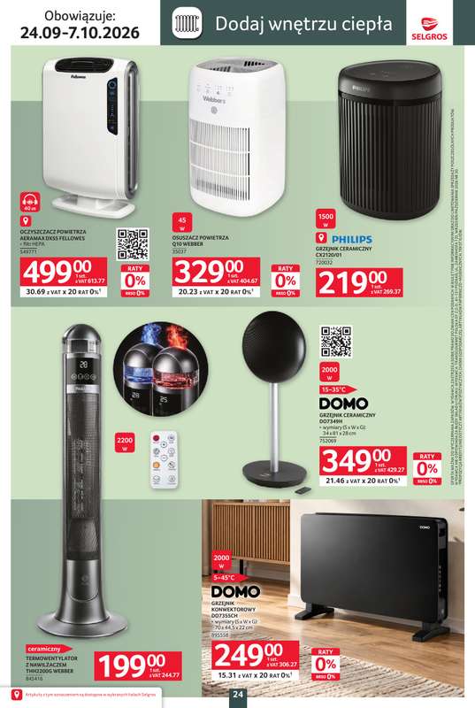Selgros - gazetka promocyjna Katalog wyposażenie domu od czwartku 24.09 do środy 07.10 - strona 24