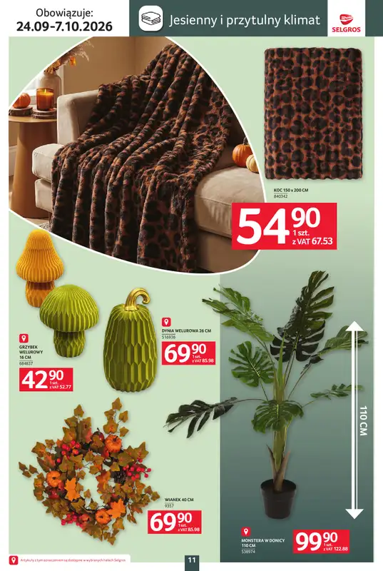 Selgros - gazetka promocyjna Katalog wyposażenie domu od czwartku 24.09 do środy 07.10 - strona 11