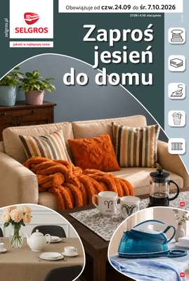 Selgros - gazetka promocyjna Katalog wyposażenie domu od czwartku 24.09 do środy 07.10
