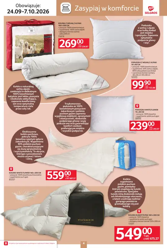 Selgros - gazetka promocyjna Katalog wyposażenie domu od czwartku 24.09 do środy 07.10 - strona 4