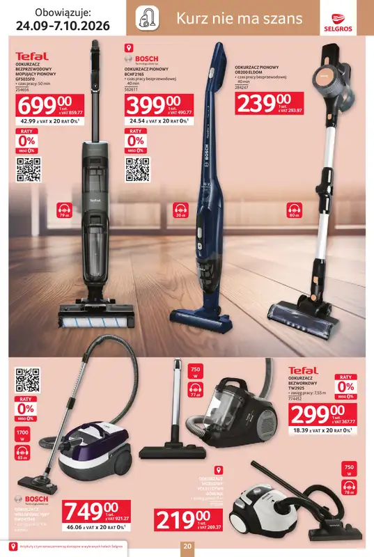 Selgros - gazetka promocyjna Katalog wyposażenie domu od czwartku 24.09 do środy 07.10 - strona 20