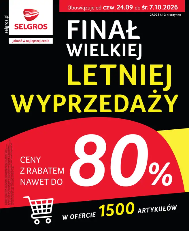 Selgros - gazetka promocyjna Totalna wyprzedaż  