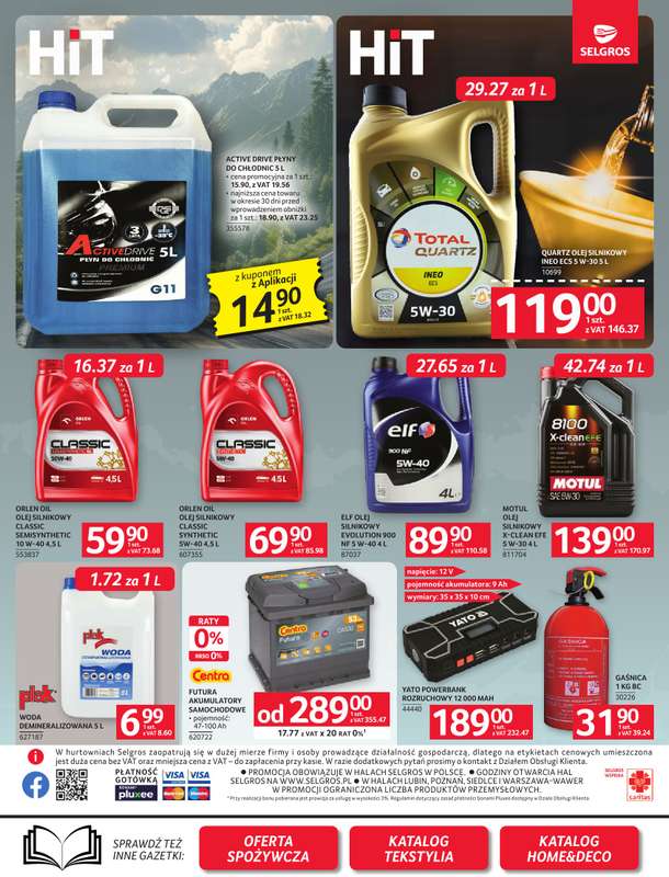 Selgros - gazetka promocyjna Oferta przemysłowa od czwartku 24.09 do środy 07.10 - strona 27