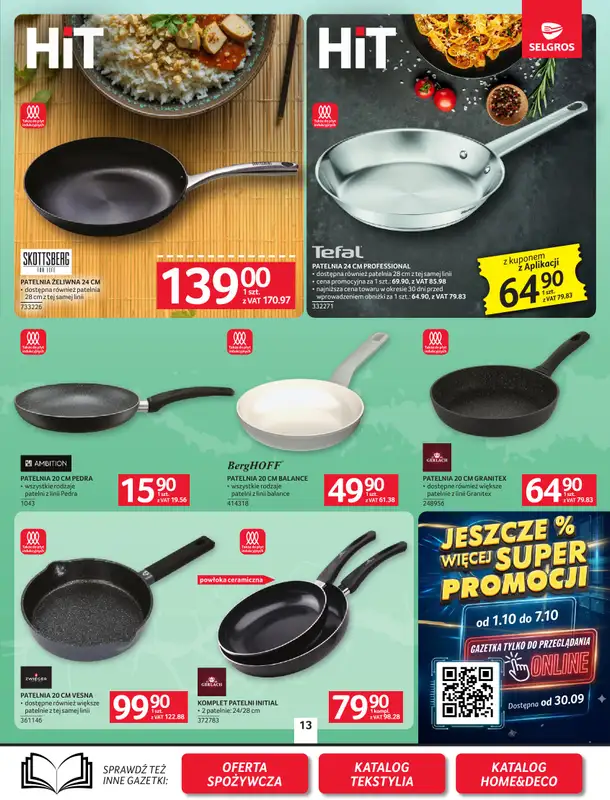 Selgros - gazetka promocyjna Oferta przemysłowa od czwartku 24.09 do środy 07.10 - strona 15