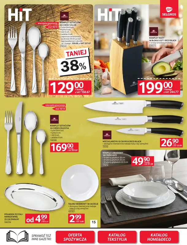 Selgros - gazetka promocyjna Oferta przemysłowa od czwartku 24.09 do środy 07.10 - strona 17