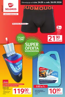 Selgros - gazetka promocyjna Oferta weekendowa od czwartku 24.09 do soboty 26.09