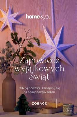 home&you - gazetka promocyjna Zapowiedź wyjątkowych Świąt! od środy 23.09 do środy 30.09