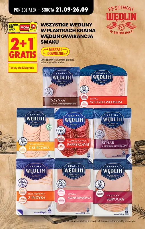 Biedronka - gazetka promocyjna Festiwal wędlin   - strona 3