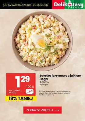 Delikatesy Centrum - gazetka promocyjna Dania gotowe w supercenach! od czwartku 24.09 do środy 30.09 - strona 2