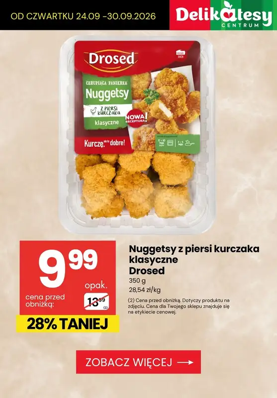 Delikatesy Centrum - gazetka promocyjna Dania gotowe w supercenach! od czwartku 24.09 do środy 30.09 - strona 3