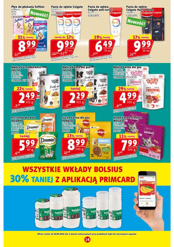 Prim Market - gazetka promocyjna Gazetka od czwartku 24.09 do środy 30.09 - strona 14