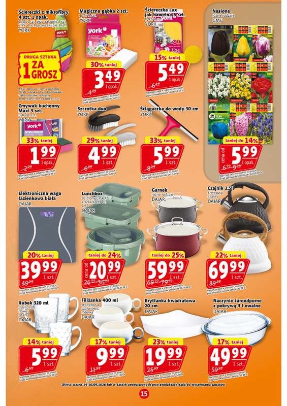 Prim Market - gazetka promocyjna Gazetka od czwartku 24.09 do środy 30.09 - strona 15