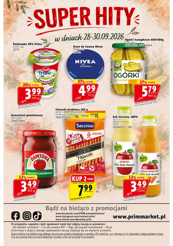 Prim Market - gazetka promocyjna Gazetka od czwartku 24.09 do środy 30.09 - strona 16