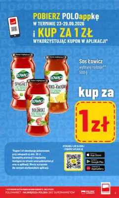 POLOmarket - gazetka promocyjna Kupuj taniej z aplikacją lub polokartą od środy 23.09 do wtorku 29.09 - strona 3