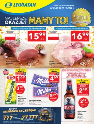 LEWIATAN - gazetka promocyjna Mamy TO w Lewiatanie – woj. świętokrzyskie od czwartku 24.09 do niedzieli 04.10