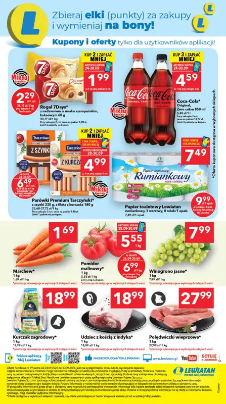 LEWIATAN - gazetka promocyjna Mamy TO w Lewiatanie – Kujawy od czwartku 24.09 do środy 30.09 - strona 8