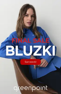 Greenpoint - gazetka promocyjna Bluzki i koszule z wyprzedaży od czwartku 24.09 