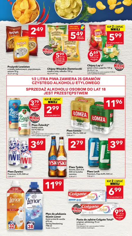 LEWIATAN - gazetka promocyjna Mamy TO w Lewiatanie – woj. lubelskie od czwartku 24.09 do środy 30.09 - strona 7