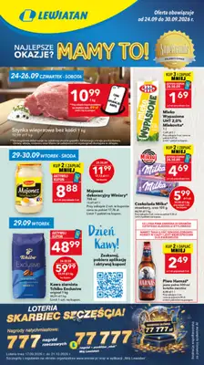 LEWIATAN - gazetka promocyjna Mamy TO w Lewiatanie – woj. lubelskie od czwartku 24.09 do środy 30.09