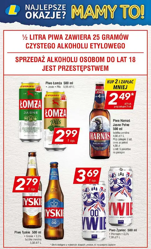 LEWIATAN - gazetka promocyjna Mamy TO w Lewiatanie – woj. małopolskie od czwartku 24.09 do środy 30.09 - strona 12